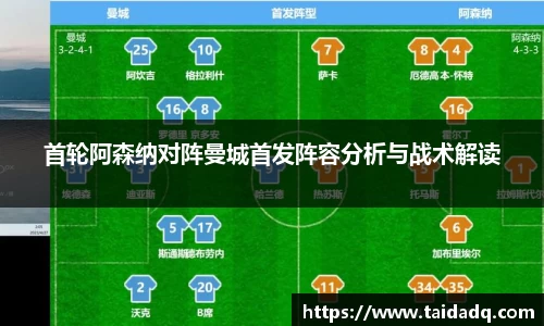 首轮阿森纳对阵曼城首发阵容分析与战术解读